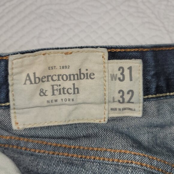60. Abercrombie Jeans Blue Sz 31X32 - Picture 8 of 10